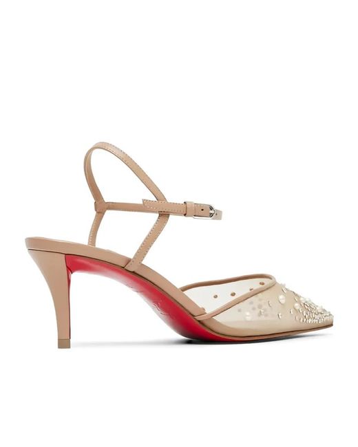 Christian Louboutin White Miss Z Riviera Pumps