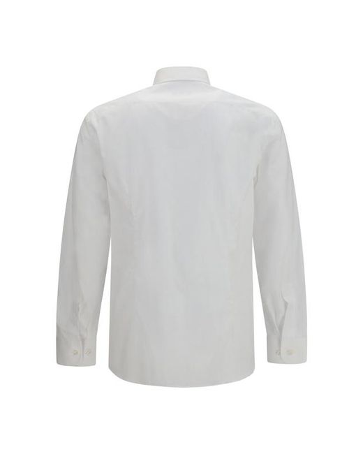 Etro White Long-Sleeved Shirt for men