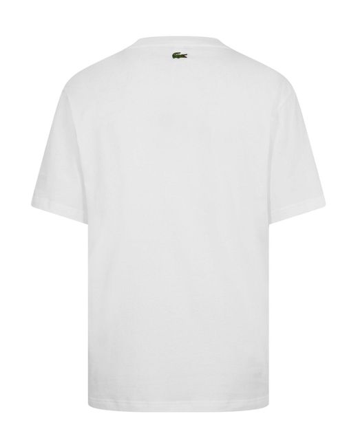 Lacoste White Simple T-Shirt for men