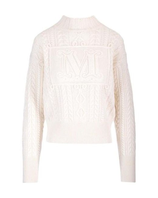 Max Mara White Miranda Sweater