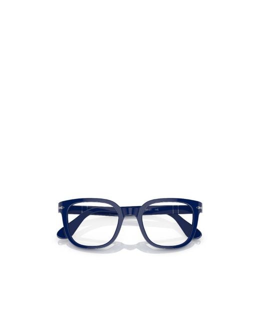Persol White Square Frame Glasses for men