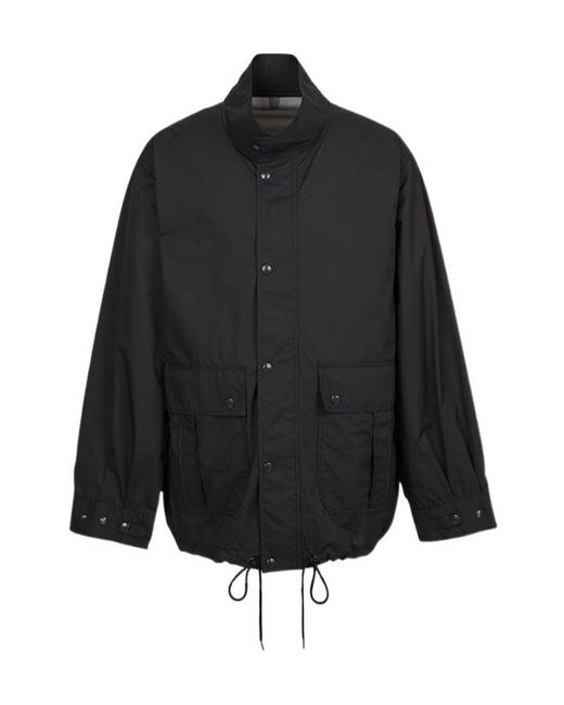 Nanamica Black Packable Field Jacket for men