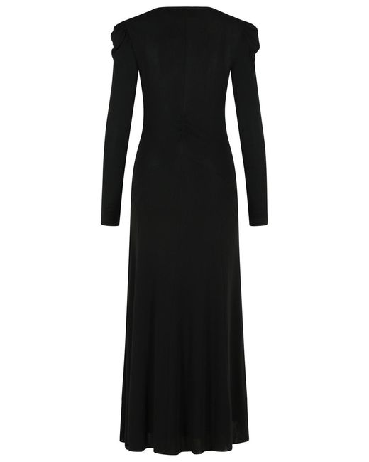 Isabel Marant Black 'Nejma' Viscose Dress