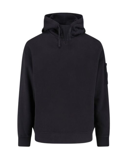 C P Company Blue Long-Sleeved Sweatshirt for men