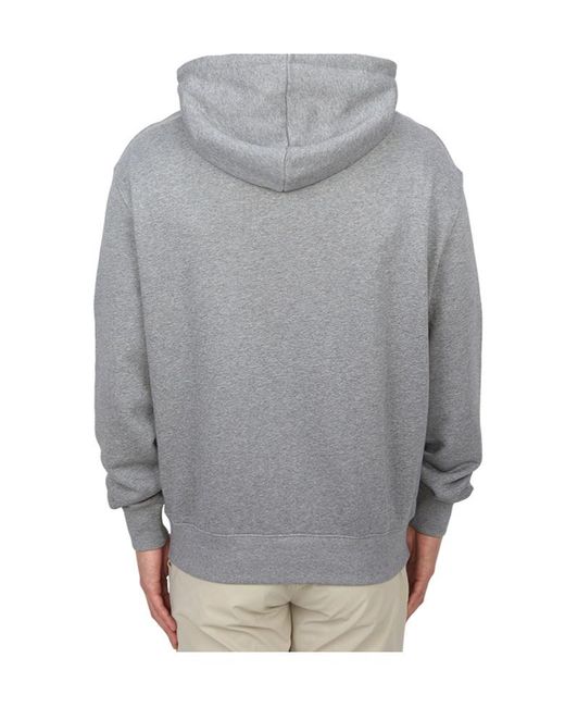 Maison Kitsuné Gray Long-Sleeved Sweater for men