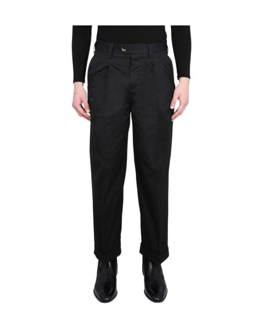 Pt Pantaloni Black Pt Torino Reworked Tailored Pants for men