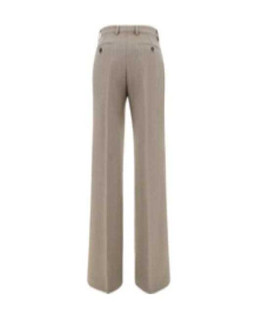 AMI Gray Ami Straight-Leg Tailored Pants