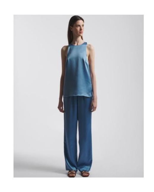 Loulou de Saison Blue Estor Sleeveless Top