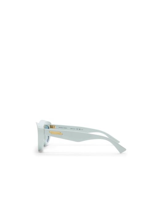 Bottega Veneta Blue Eyewear Cat Eye Frame Sunglasses