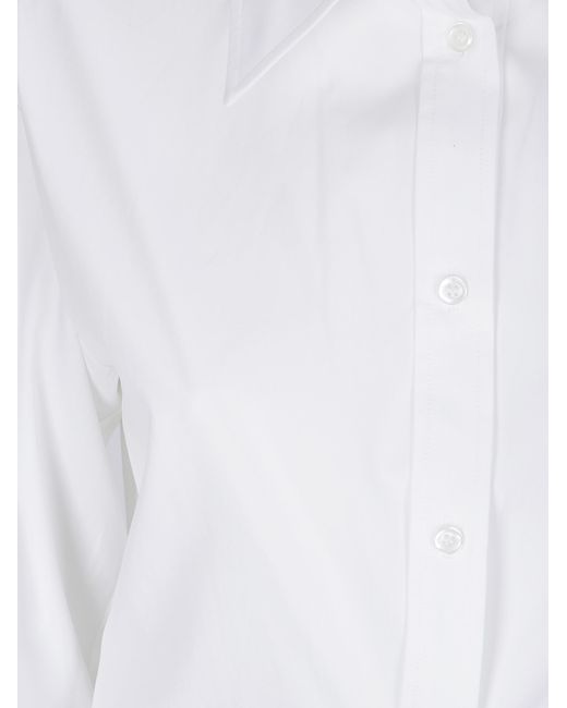 Sportmax White Long-Sleeved Shirt