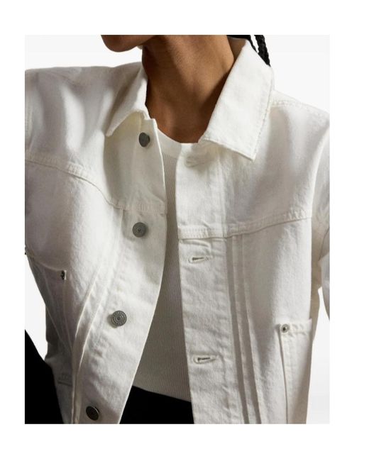 Polo Ralph Lauren White Buttoned Jacket