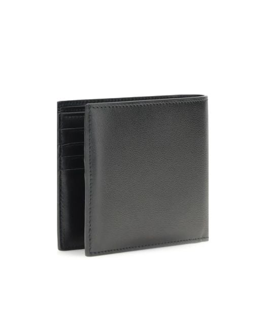 Balenciaga Gray Bb-Logo Leather Wallet for men