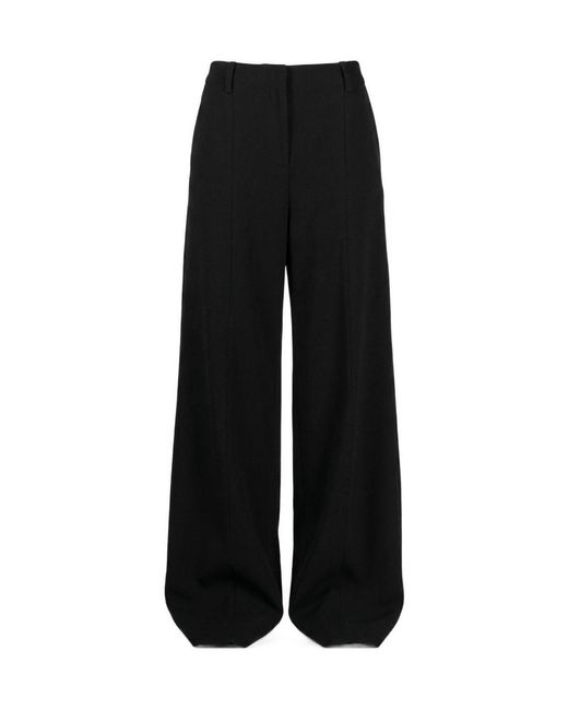 Jean Paul Gaultier Black Wide Leg Tailored Trousers