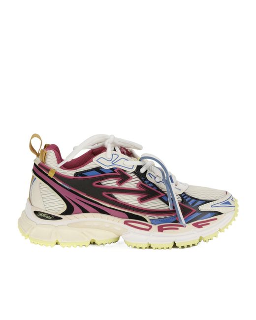 Off-White c/o Virgil Abloh Pink Be Right Back Low-Top Sneakers