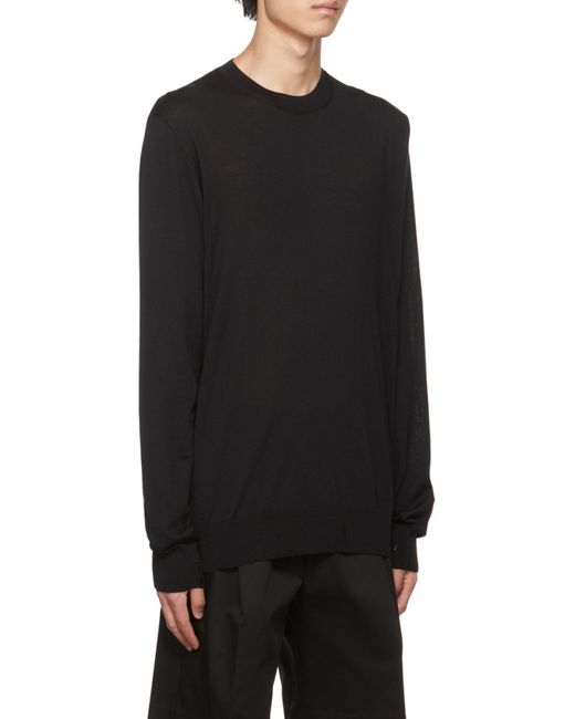 Golden Goose Deluxe Brand Black Long-Sleeved Jumper for men