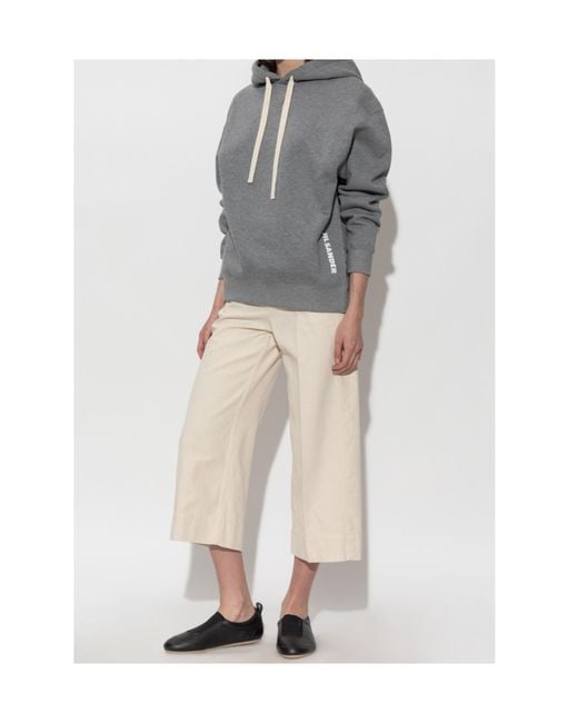 A.P.C. White Thelma Pressed-Crease Wide-Leg Jeans