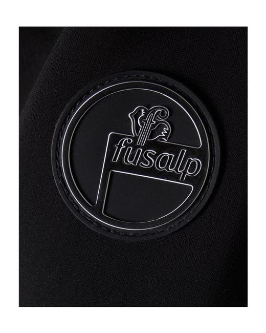 Fusalp Black Maeli Faux Fur-Trimmed Hooded Ski Jacket
