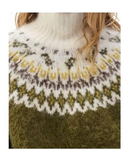 Rag & Bone Green Turtleneck Sweater
