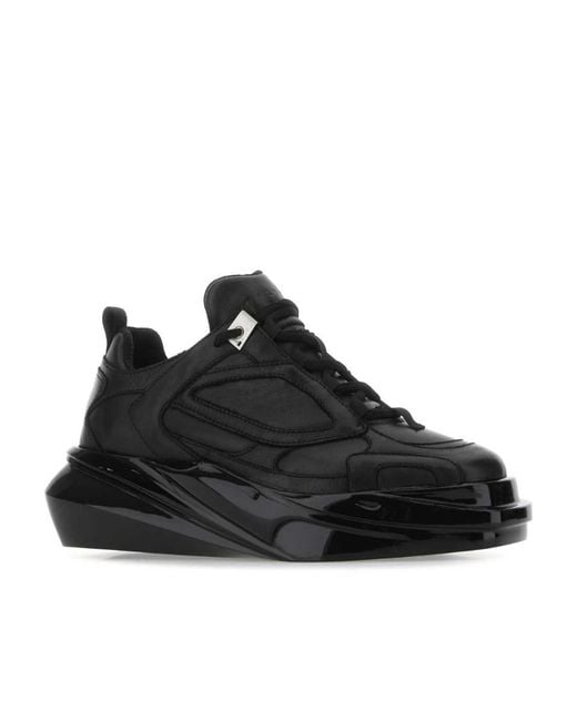 1017 ALYX 9SM Black Chunky Lace-Up Sneakers for men