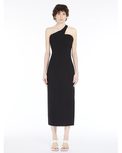 Sportmax Black A Bare-Back Dress