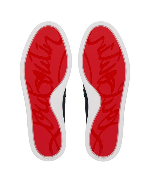 Christian Louboutin Blue Flat Loafers for men