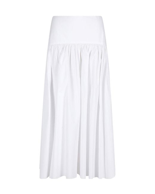 Staud White Prodica Skirt