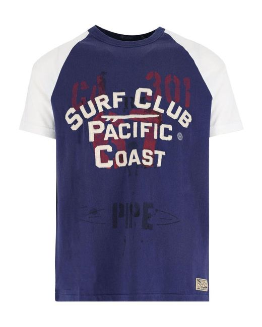 Polo Ralph Lauren Blue Classic Fit Jersey Crewneck T-Shirt for men