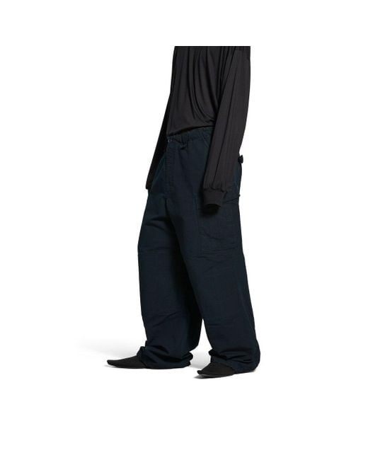 Balenciaga Black Large Cargo Pants for men
