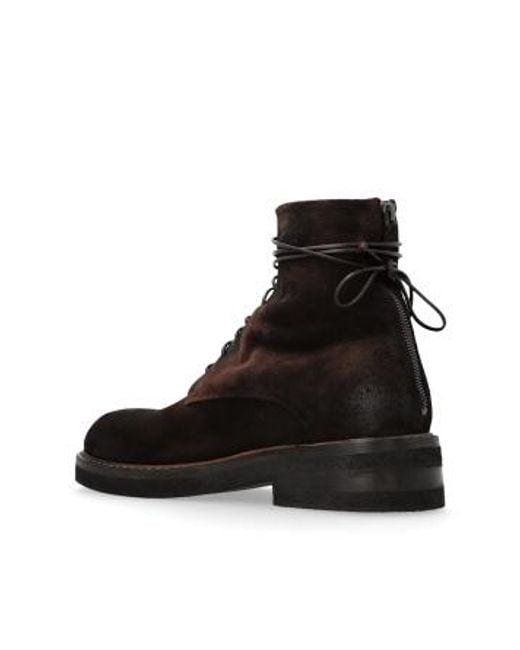 Marsèll Black Marsèll Parrucca Combat Boots for men