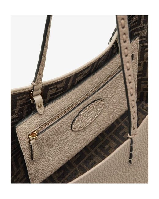 Fendi Natural Roll Medium Tote Bag