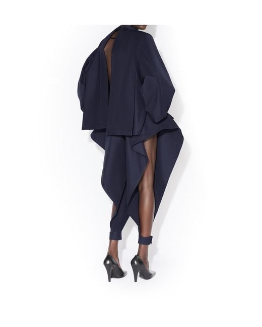 Alaïa Blue Alaïa Pointed Pants