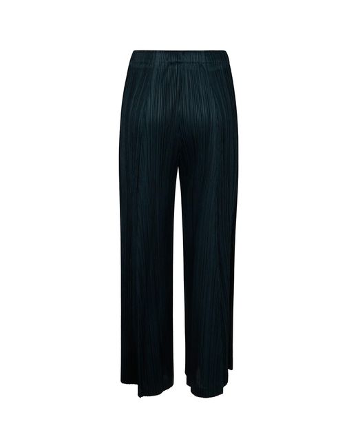 Pleats Please Issey Miyake Black Pleated Trousers