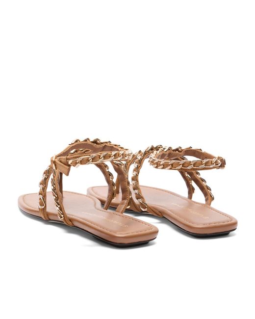 Stuart Weitzman Brown Soluxe Crystal Sandal