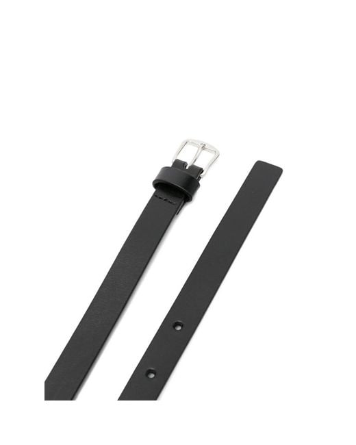 Ann Demeulemeester White Adjustable Waist Belt for men