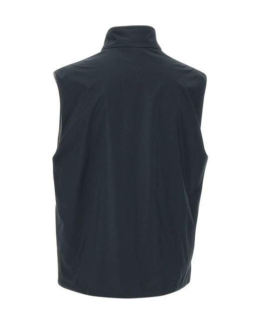 Herno Blue Spring Reversible Gilet for men