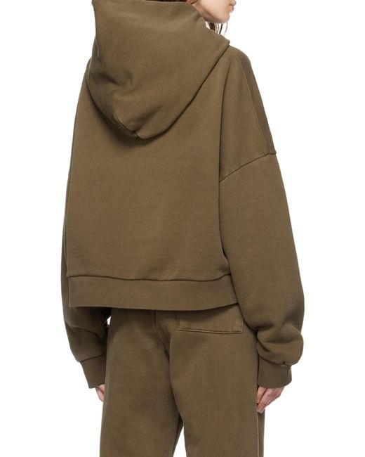 Entire studios Brown Heavy Long Sleeved Hoodie