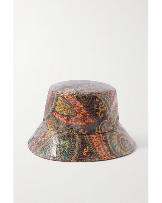 Etro Multicolor Paisley Fisherman's Hat