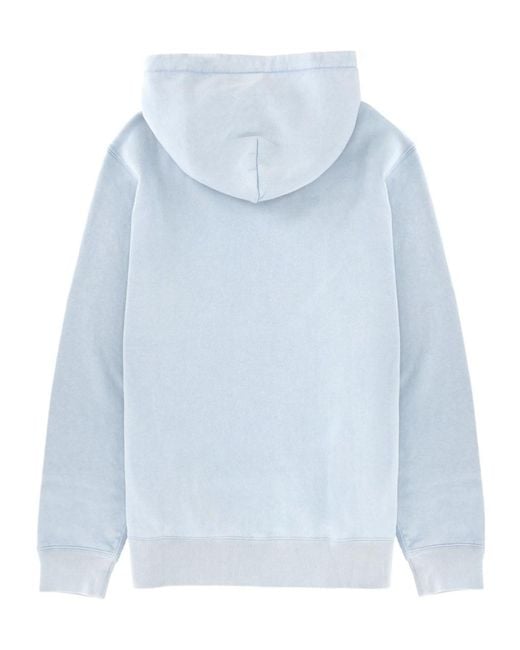 Polo Ralph Lauren Blue Logo Print Drawstring Hoodie for men