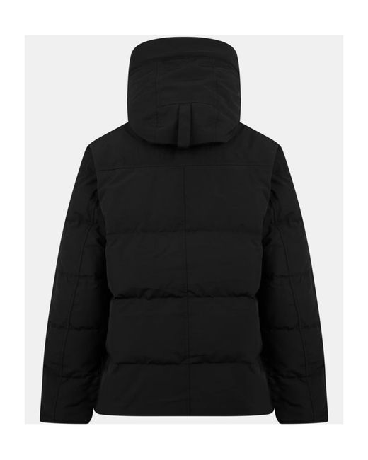 Canada Goose Black Logo Patch Parka Down Jacket for men
