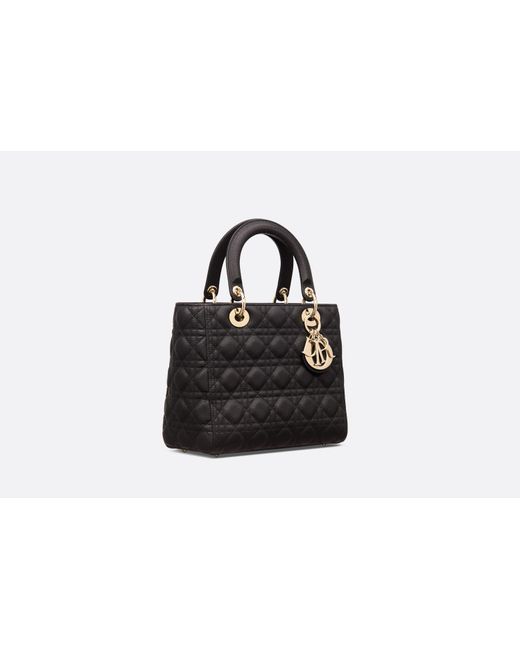 Dior Black Medium Lady Bag