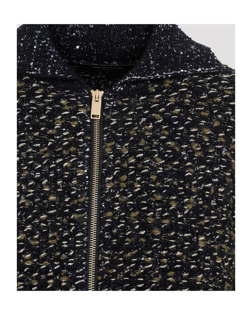 Fabiana Filippi Black Long-Sleeved Casual Jacket