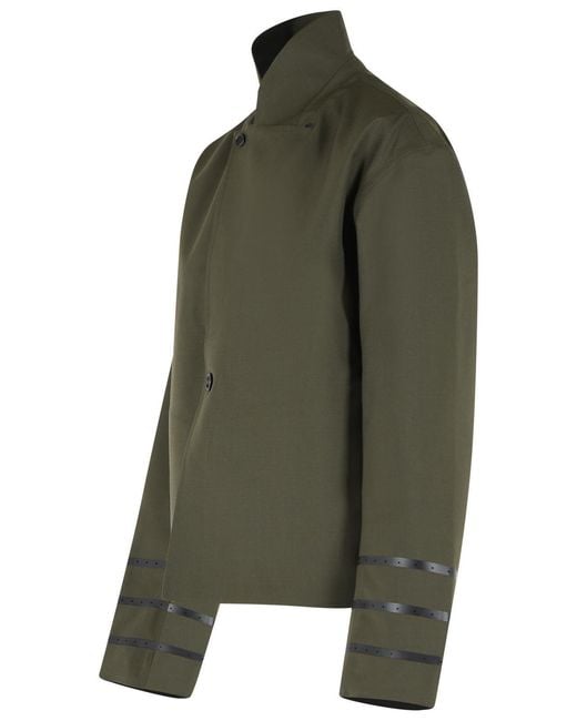 Coperni Green Technical Wool Blend Jacket