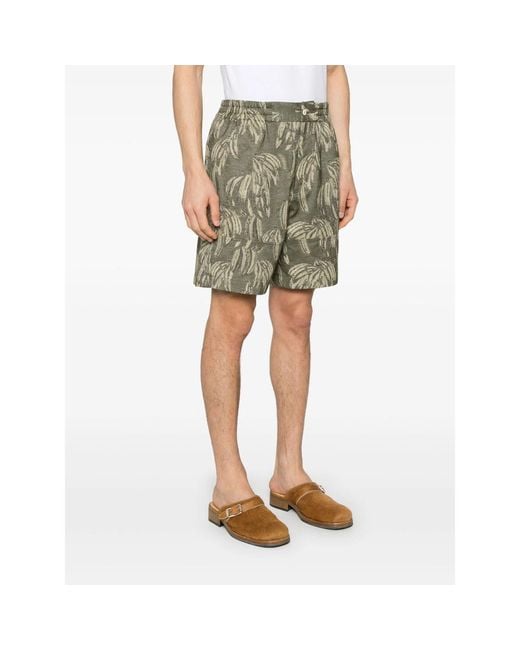 Jacquemus Gray The Aloe Banana Jacquard Shorts for men