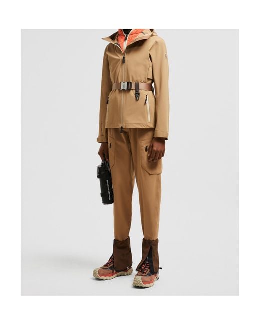 Moncler Natural Fex Hooded Shell Jacket
