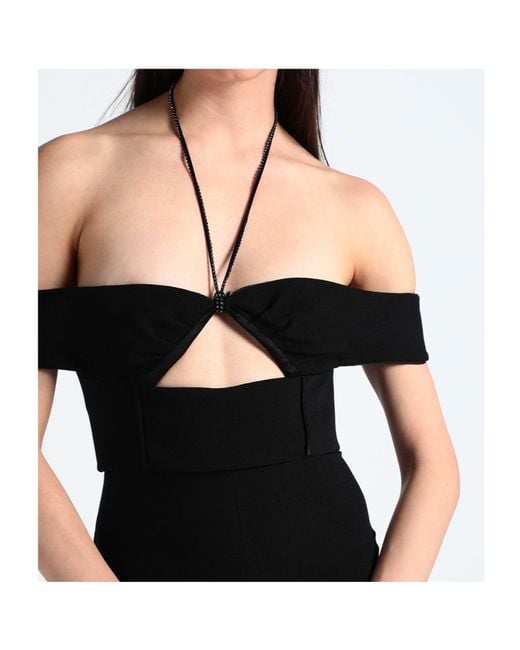 Saint Laurent Black Solid Color Jumpsuit