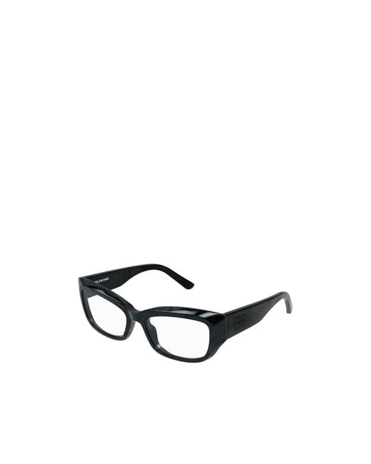 Balenciaga White Eyewear Rectangle Frame Glasses