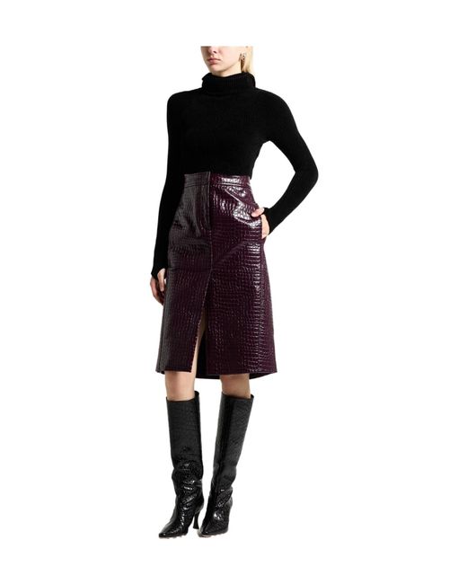Jacquemus Black Solid Color Polo Necks