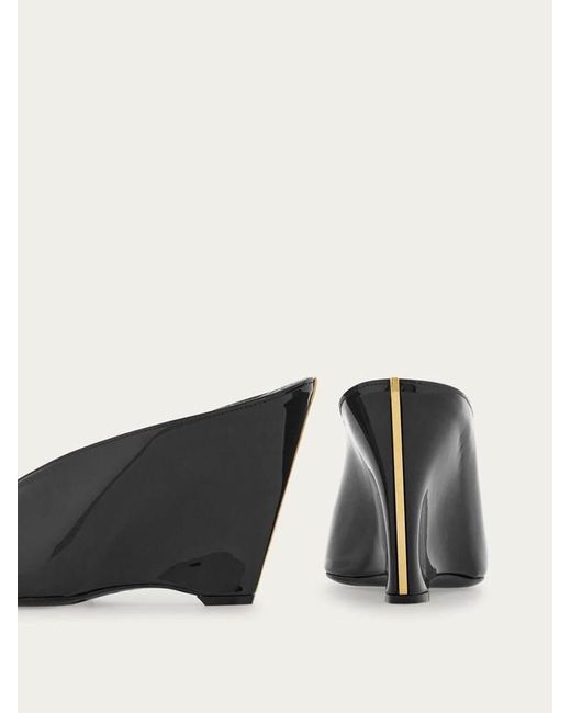 Ferragamo Black Ferragamo Alicia Heeled Sandals
