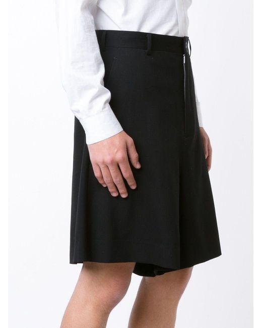 Comme des Garçons Black Comme Des Garçons Homme Plus Wide-Leg Shorts for men