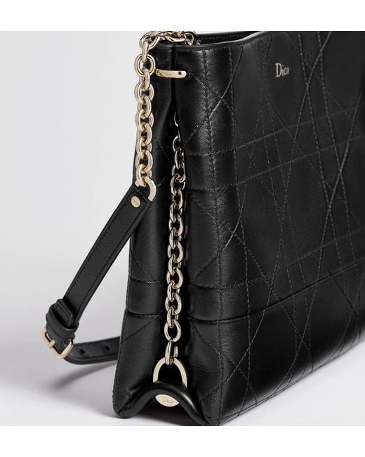 Dior Black Trianon Bag With Chain